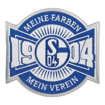 FC Schalke 04 - Aufnäher Meine Farben