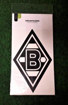 Borussia Mönchengladbach - Aufkleber Raute schwarz mittel