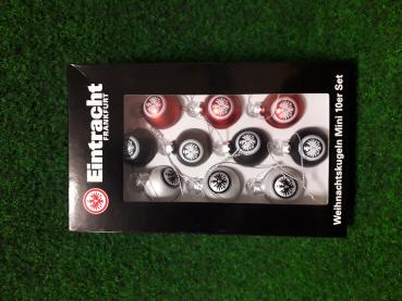 Eintracht Frankfurt - Weihnachtskugeln Mini 10er-Set