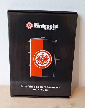 Eintracht Frankfurt - Hissfahne Logo rot/schwarz