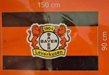 Preview: Bayer 04 Leverkusen - Hissfahne Logo 90 x 150 cm