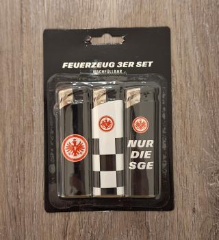Eintracht Frankfurt - Feuerzeug 3er Set