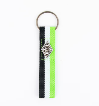 Borussia Mönchengladbach - Schlüsselanhänger "schwarz/weiß/grün"