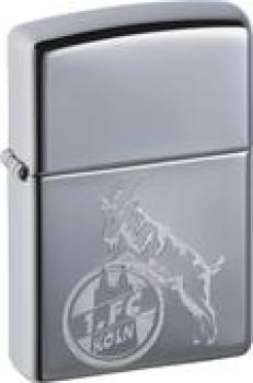 1. FC Köln - ZIPPO chrom poliert mit Gravur