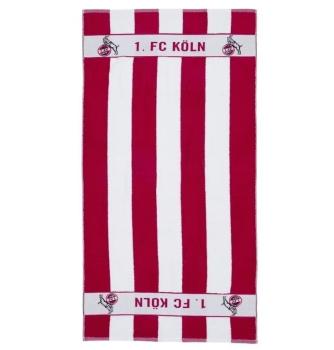 1. FC Köln - Duschtuch Blockstreifen
