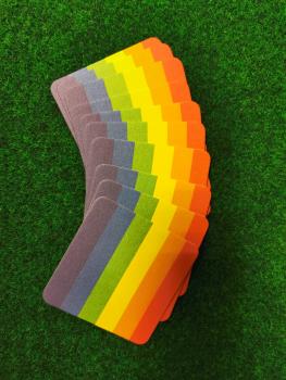 Bierdeckel Regenbogen 10er Set
