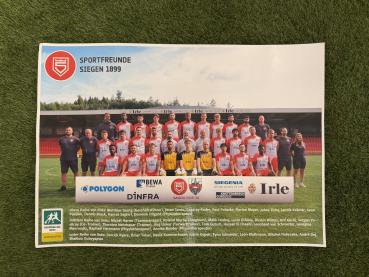 Sportfreunde Siegen - Mannschaftsposter Saison 2025/26