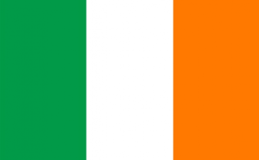 Autofahne Irland 30 x 45 cm