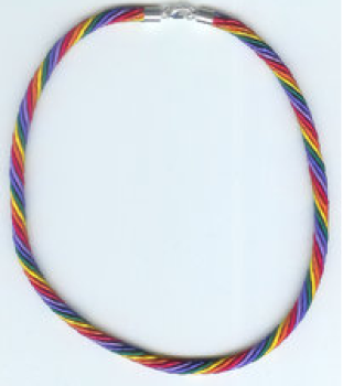 Gedrehte Regenbogenkette