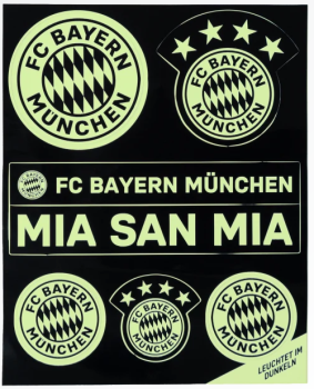 FC Bayern München - Leuchtaufkleber (7er-Set)