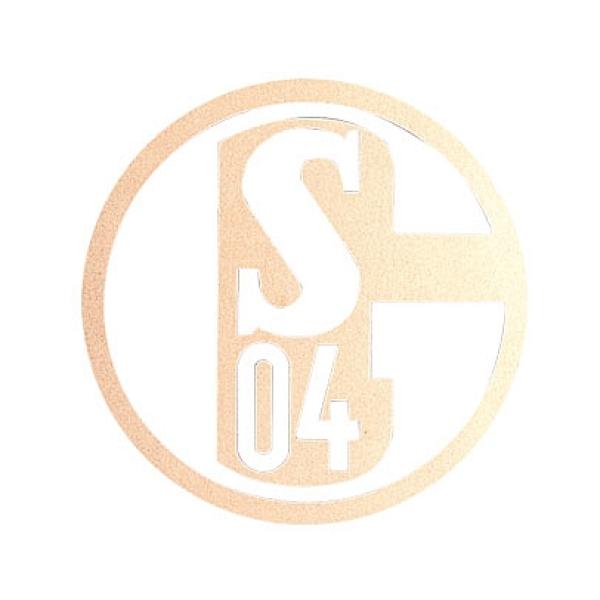 FC Schalke 04 - Aufkleber Maxi Gold