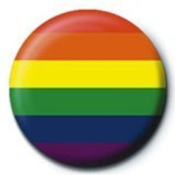 Button Regenbogen groß