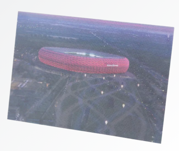 FC Bayern München - Arena 3D-Postkarte