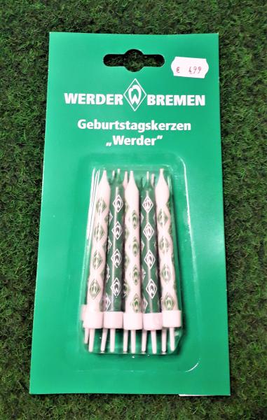 Werder Bremen - Geburtstagskerzen Werder