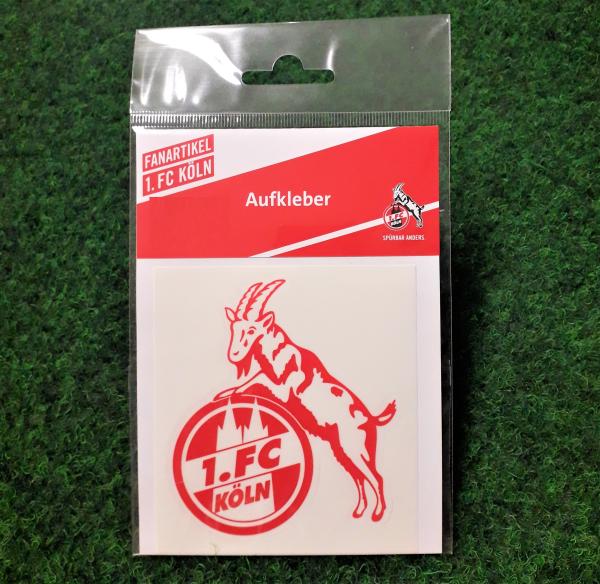 1. FC Köln - Aufkleber Logo rot