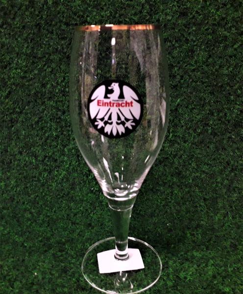 Eintracht Frankfurt - Pilsglas 80er Goldrand