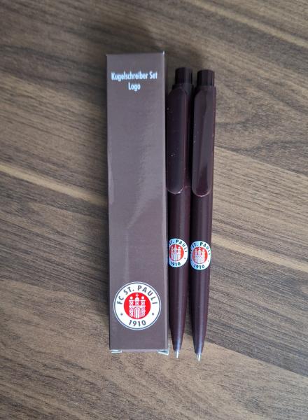 FC St. Pauli - Kugelschreiber 2er Set Logo