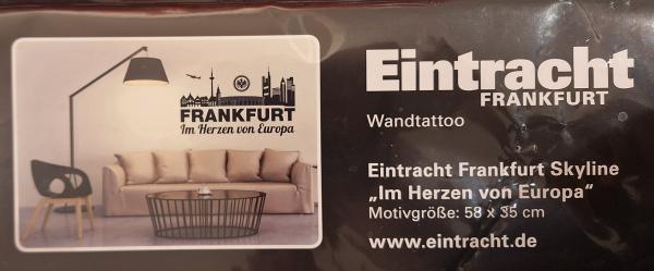 Eintracht Frankfurt - Wandtattoo Skyline