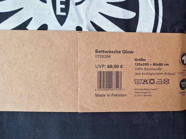 Eintracht Frankfurt - Bettwäsche Glow