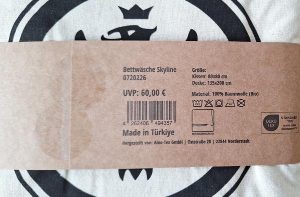 Eintracht Frankfurt - Bettwäsche Skyline