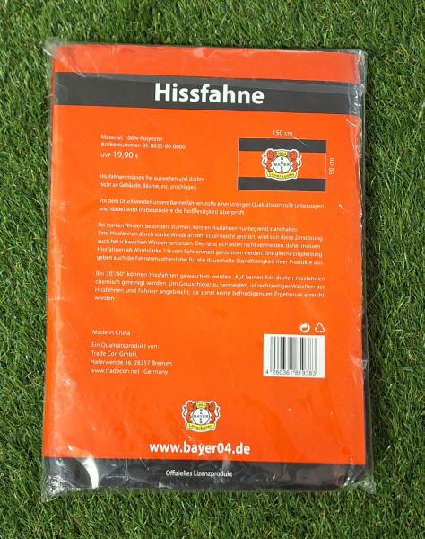 Bayer 04 Leverkusen - Hissfahne Logo 90 x 150 cm