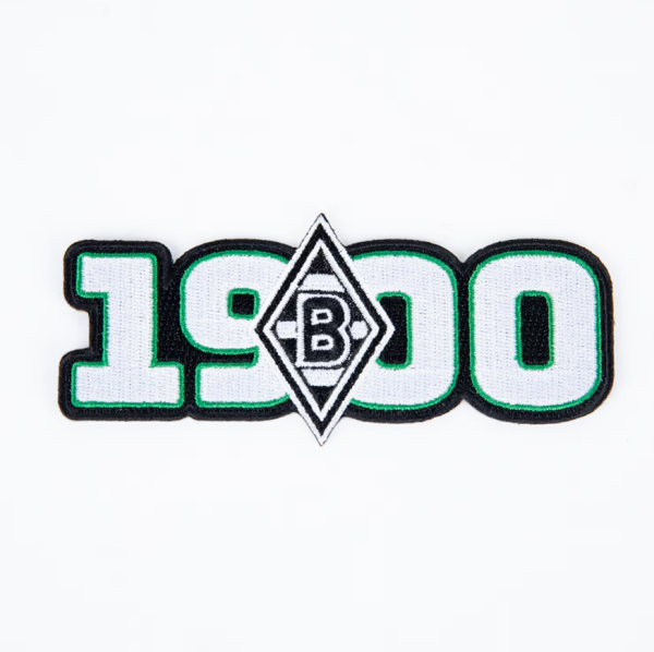 Borussia Mönchengladbach - Aufnäher "Borussia" schwarz weiß gruen