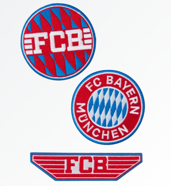 FC Bayern München - Aufnäher 3er-Set
