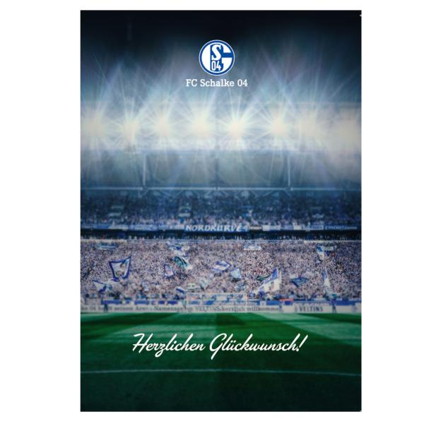 FC Schalke 04 - Grußkarte Herzlichen Glückwunsch