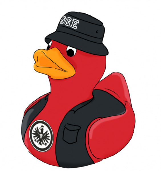 Eintracht Frankfurt - Badeente Fischerhut