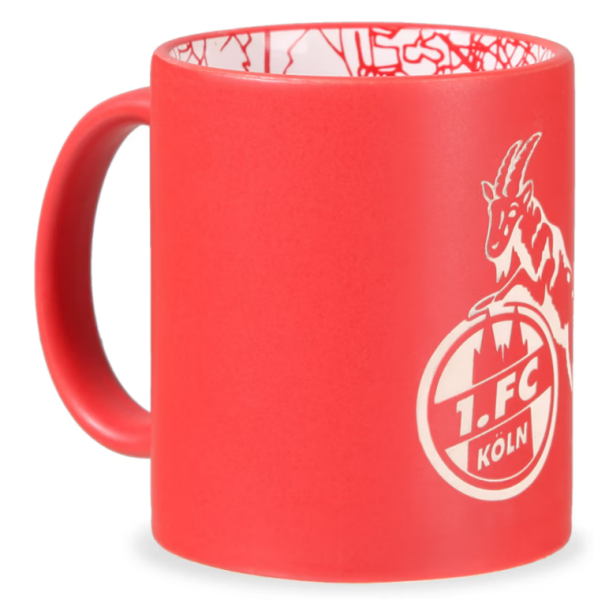 1. FC Köln - Tasse "Prägung" rot