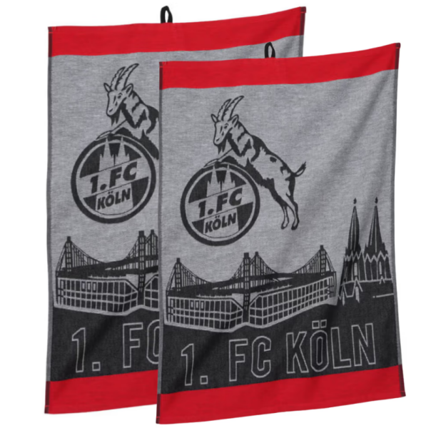 1. FC Köln - Geschirrtuch 2er Set "Skyline"