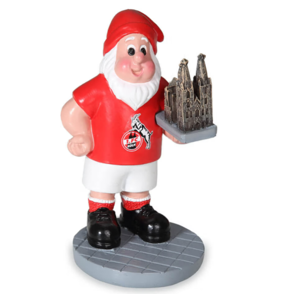 1. FC Köln - Gartenzwerg "Dom" klein