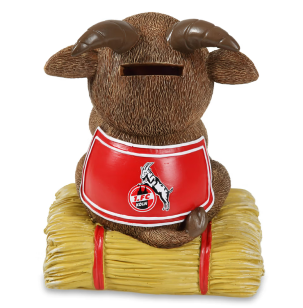 1. FC Köln - Spardose "Hennes" sitzend