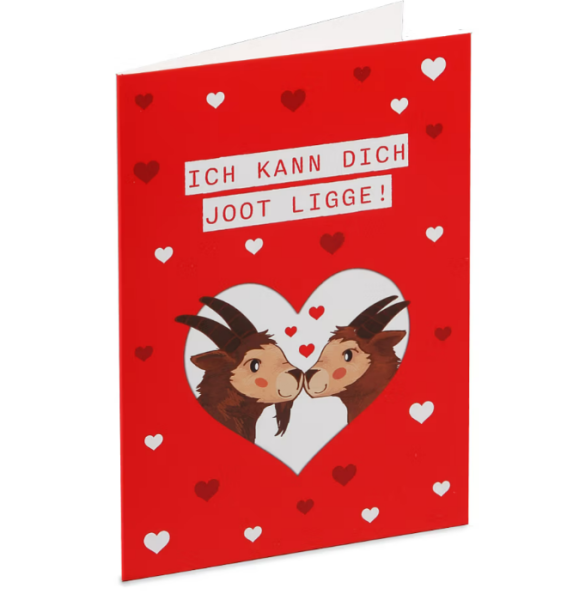 1. FC Köln - Grußkarte "Ich kann dich joot ligge!"