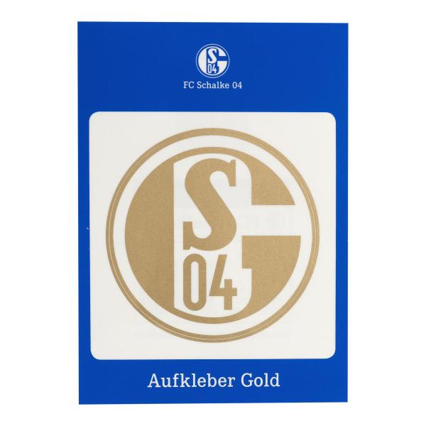 FC Schalke 04 - Aufkleber Gold