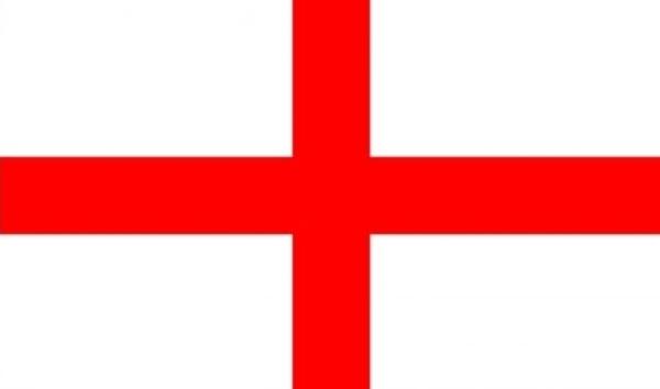 Stockfahne England 30 x 45 cm