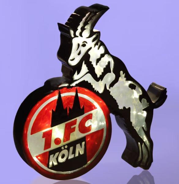 1. FC Köln - FC-Lampe in Logoform