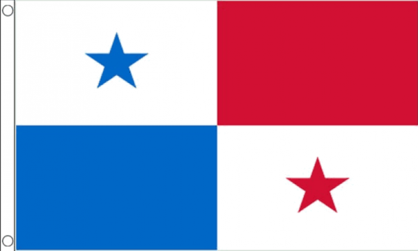 Fahne Panama 90 x 150 cm mit Ösen