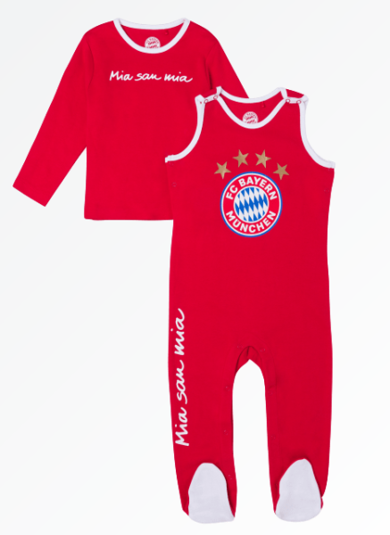 FC Bayern München - Baby Strampler Logo Gr. 86/92