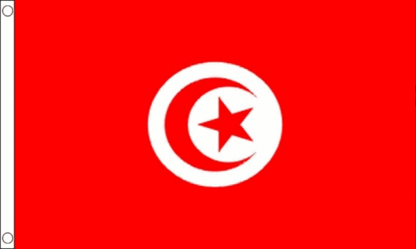 Fahne Tunesien 90 x 150 cm mit Ösen