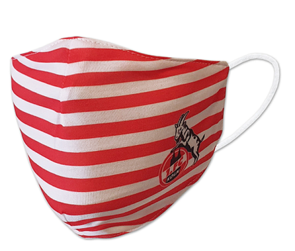 1. FC Köln - Mund-Nasen-Maske Ringel