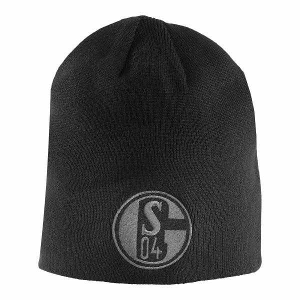 FC Schalke 04 - Wendemütze Kids schwarz/grau